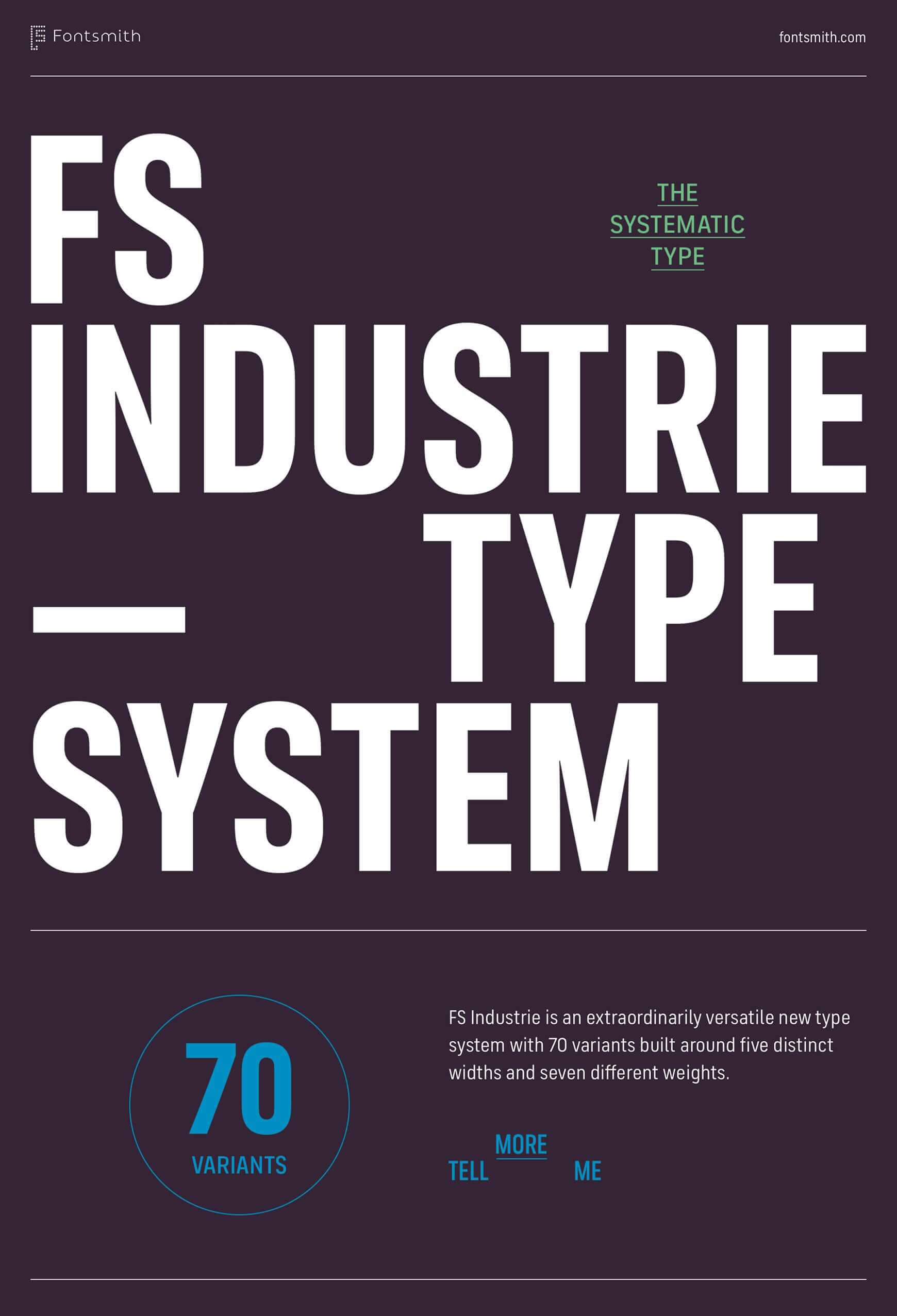 Fontsmith - FS Industrie launch