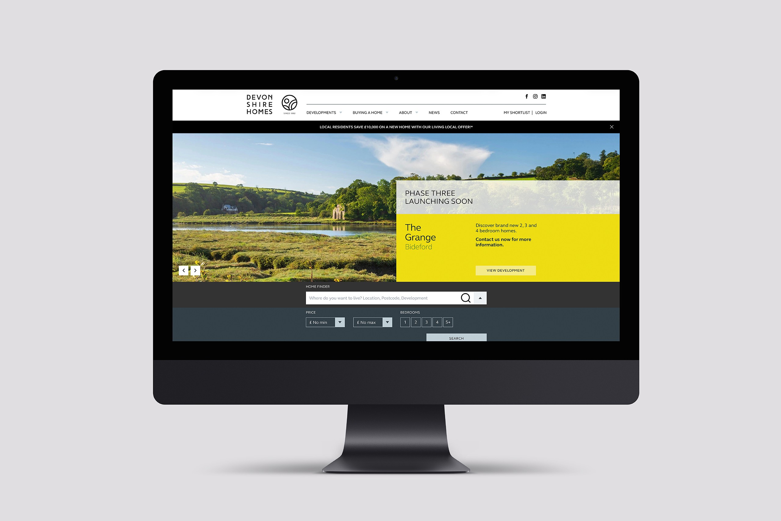 Devonshire Homes - Brand development
