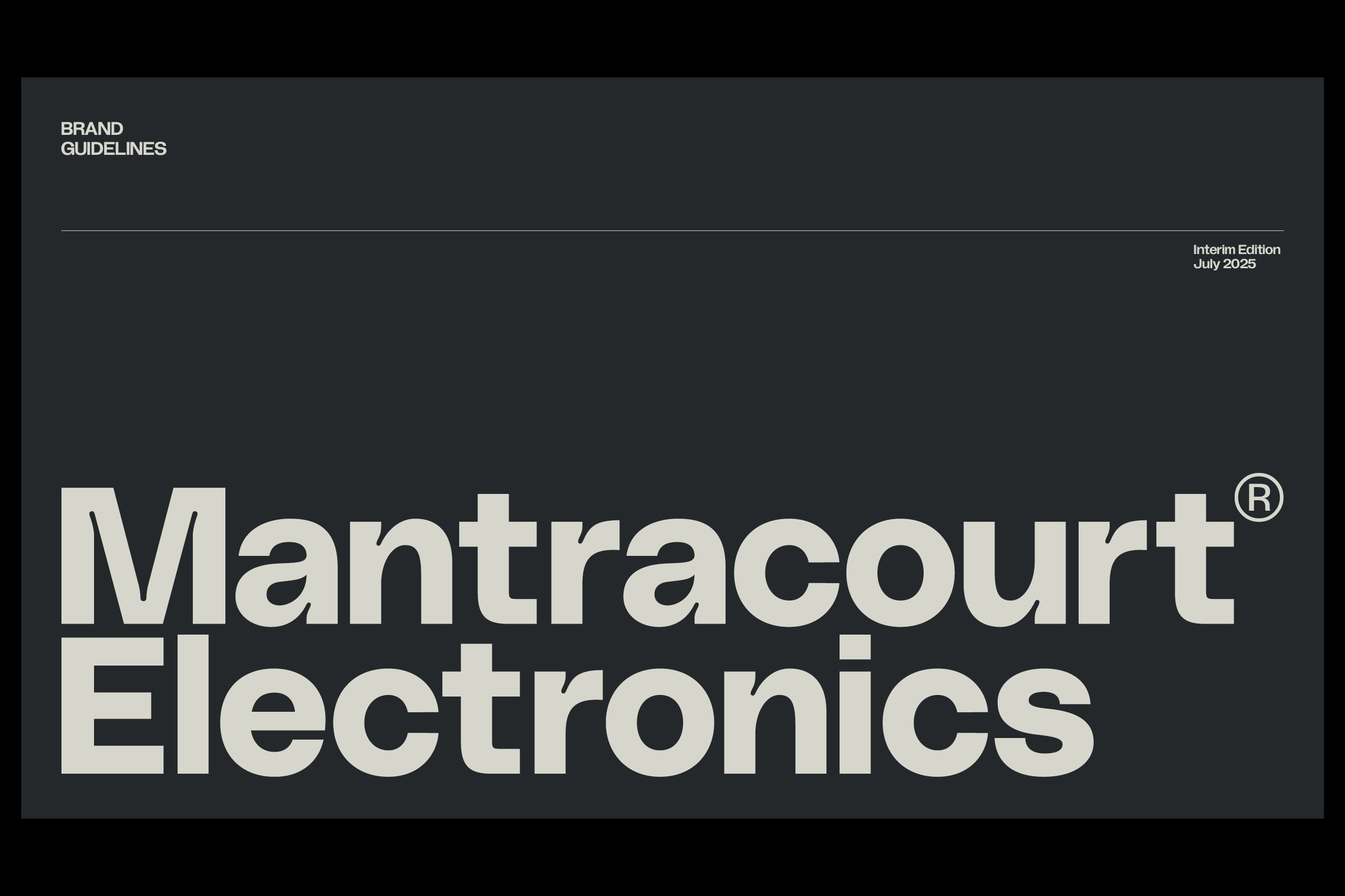 Mantracourt Electronics - Brand development