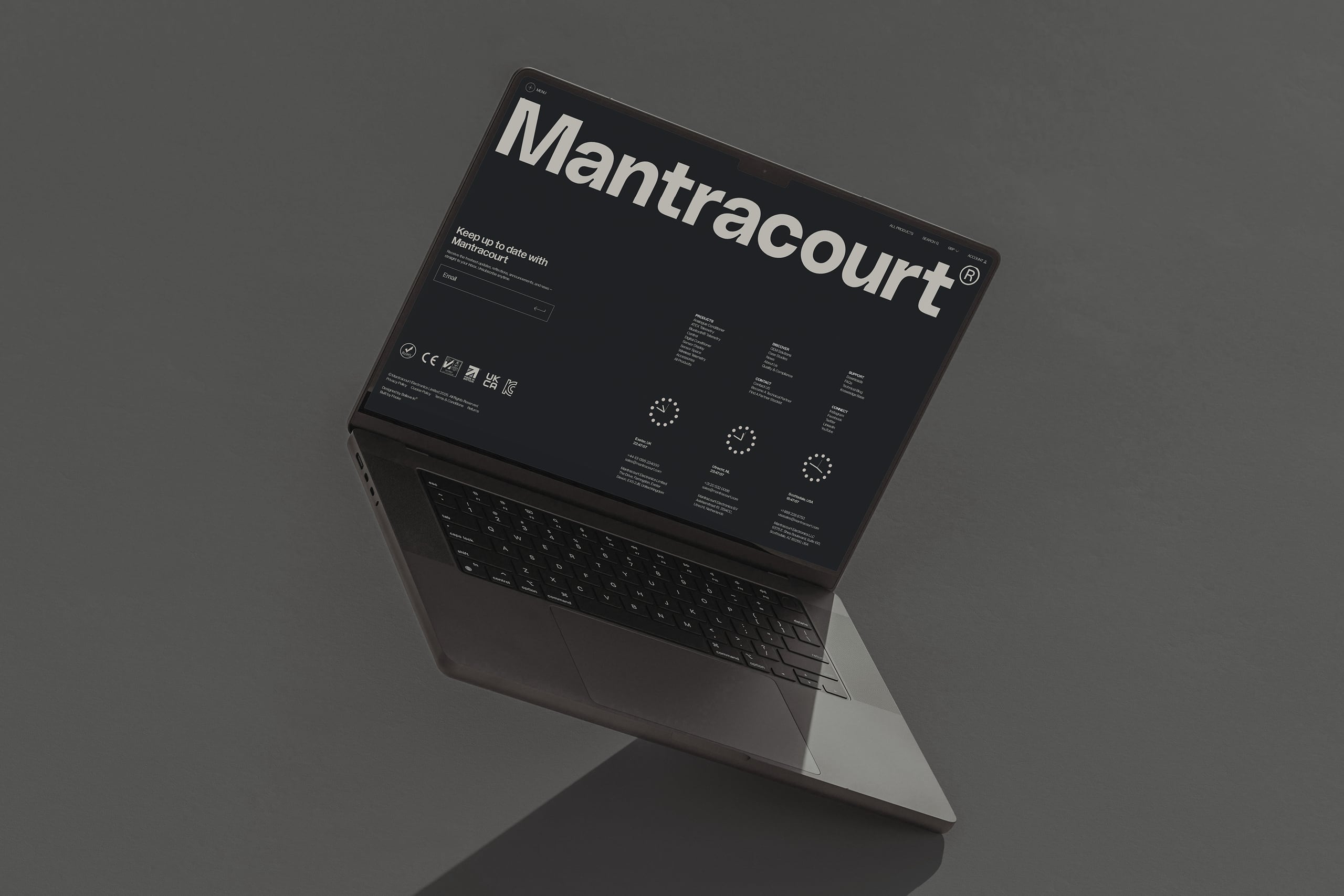 Mantracourt Electronics - Brand development