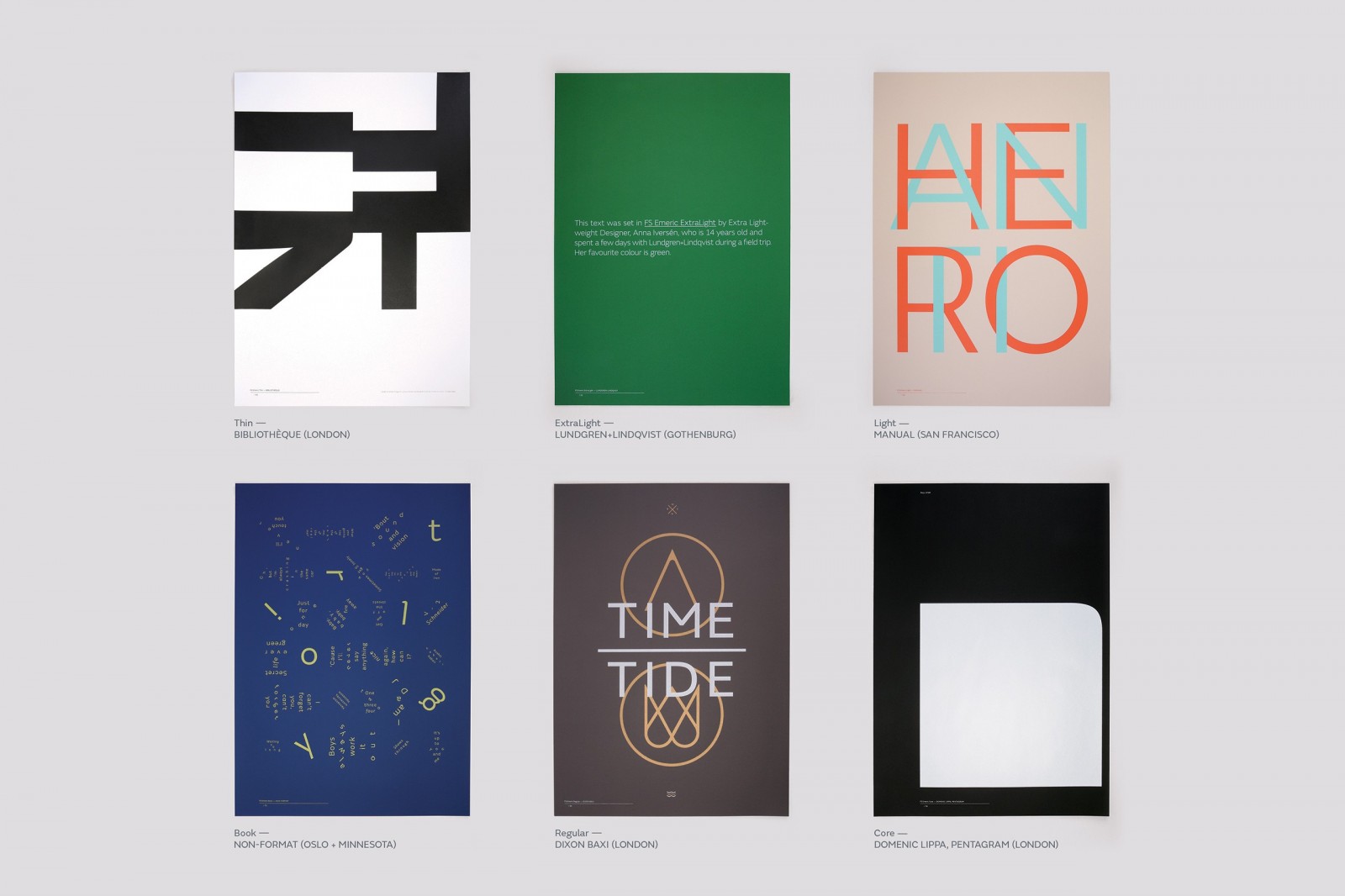Fontsmith — FS Emeric launch campaign and poster series - Believe in